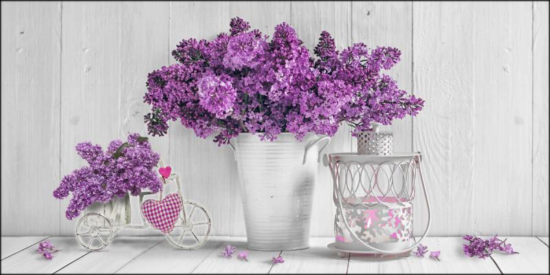 Quadro su tela canvas DEEP 62X115 PURPLE FLOWER del brand Lupia, categoria: Arredo e decorazioni > Quadri e Tele > Quadri su tela, disponibile su Vorreishop.