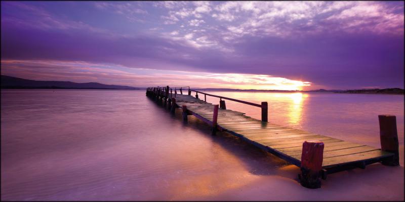 Quadro su tela canvas DEEP 77X143 VIOLET SUNSET del brand Lupia, categoria: Arredo e decorazioni > Quadri e Tele > Quadri su tela, disponibile su Vorreishop.