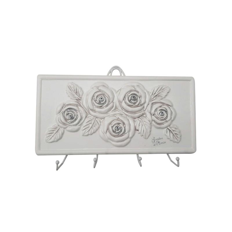 Porta manici da cucina linea white 41x10x33 cm del brand Giardini di Marzo, categoria: Arredo e decorazioni > Decorazioni da parete > Mensole, disponibile su Vorreishop.