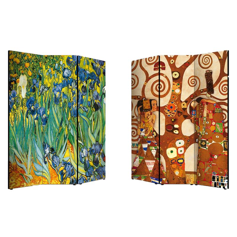 Separe' Divisorio Paravento D'AUTORE 176x135,6x3,2 cm 3 Ante in Legno con Tela stampata Fronte Retro bifacciale del brand Lupia, categoria: Complementi d'arredo > Paraventi e separÃ¨ > Paraventi decorativi bifacciali, disponibile su Vorreishop.