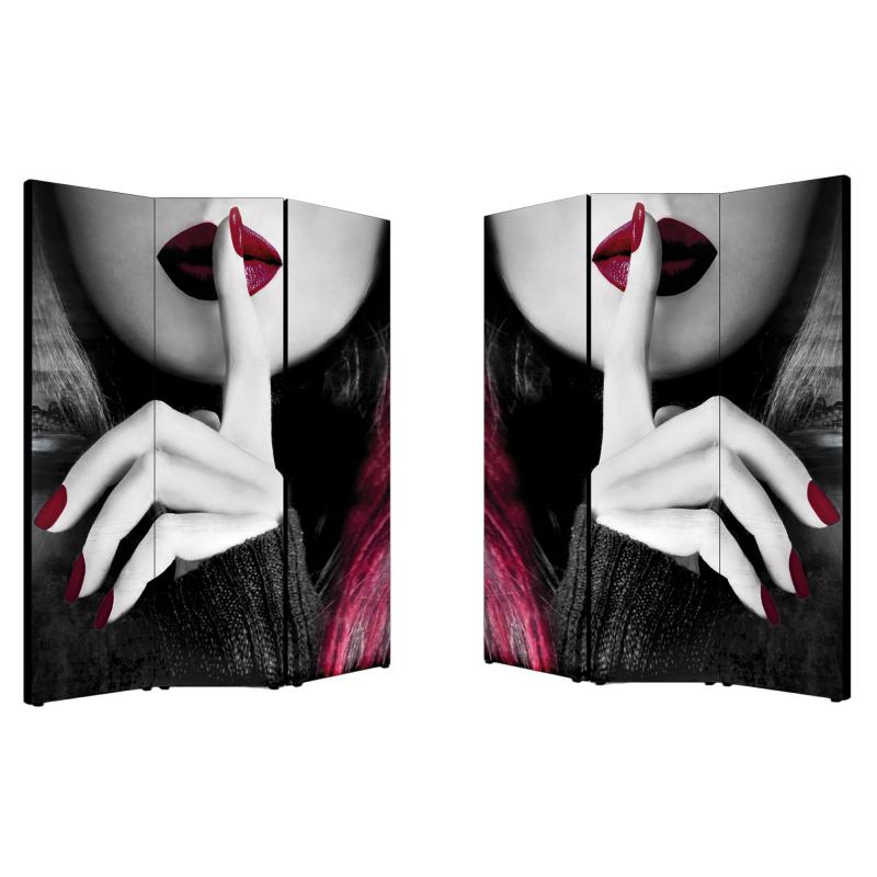 Separe' Divisorio Paravento NEW YORK PURPLE SILENCE 176x135,6x3,2 cm 3 Ante in Legno con Tela stampata Fronte Retro bifacciale del brand Lupia, categoria: Complementi d'arredo > Paraventi e separÃ¨ > Paraventi decorativi bifacciali, disponibile su Vorreishop.