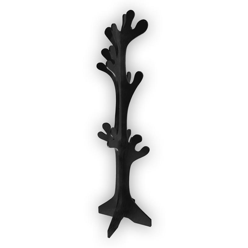 Albero appendiabiti da terra in legno 40X170 cm Shabby NERO  del brand Lupia, categoria: Complementi d'arredo > Appendiabiti > Appendiabiti da terra, disponibile su Vorreishop.