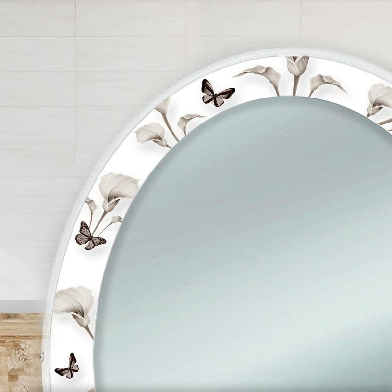 Specchiera Toilette tavolo da Trucco Cosmetici 3 Cassetti con Sgabello e Specchio decorato 75x40x136 cm - CALLE del brand Lupia, categoria: Complementi d'arredo > Specchi e specchiere > Specchiere Toilette, disponibile su Vorreishop.