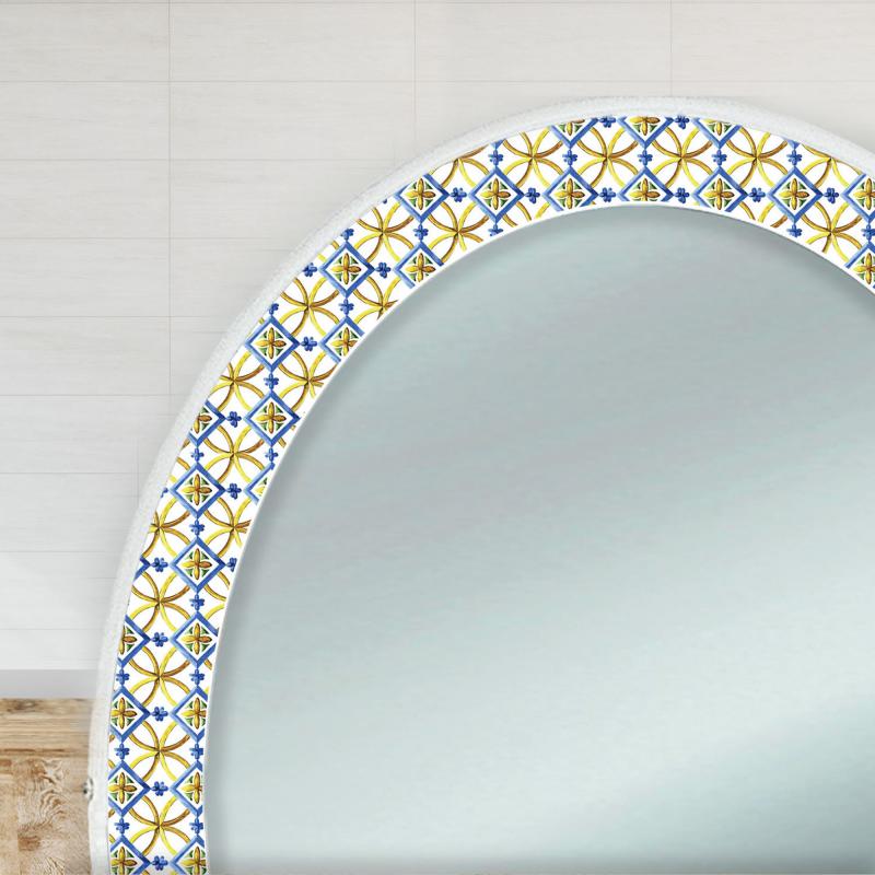 Specchiera Toilette tavolo da Trucco Cosmetici 3 Cassetti con Sgabello e Specchio decorato 75x40x136 cm - ROMBI del brand Lupia, categoria: Complementi d'arredo > Specchi e specchiere > Specchiere Toilette, disponibile su Vorreishop.