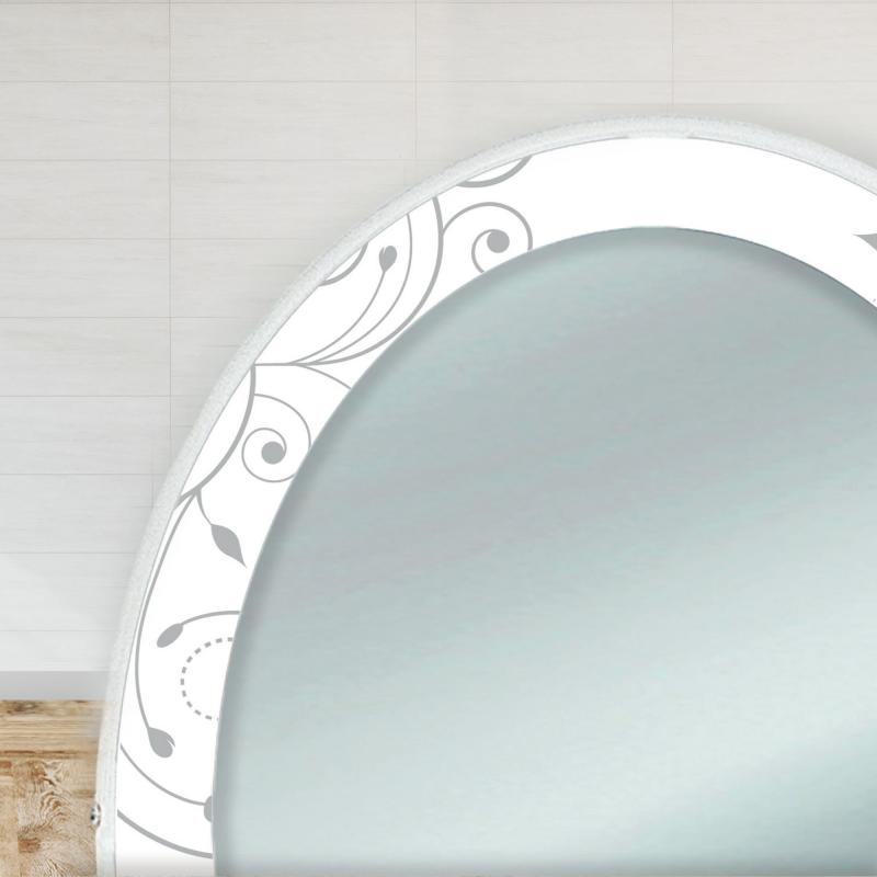 Specchiera Toilette tavolo da Trucco Cosmetici 3 Cassetti con Sgabello e Specchio decorato 75x40x136 cm - STELI GREY del brand Lupia, categoria: Complementi d'arredo > Specchi e specchiere > Specchiere Toilette, disponibile su Vorreishop.