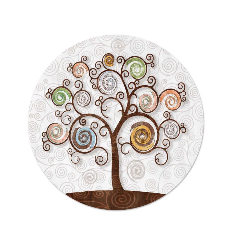 Sottotutto decorato Albero della vita in Legno Rotondo Sotto bicchiere, piatto, pentola TREE WHITE - 32 cm 1 pz del brand Lupia, categoria: Tavola e cucina > Accessori per la Tavola > Sottopentole, Sottopiatti e Sottobicchieri, disponibile su Vorreishop.
