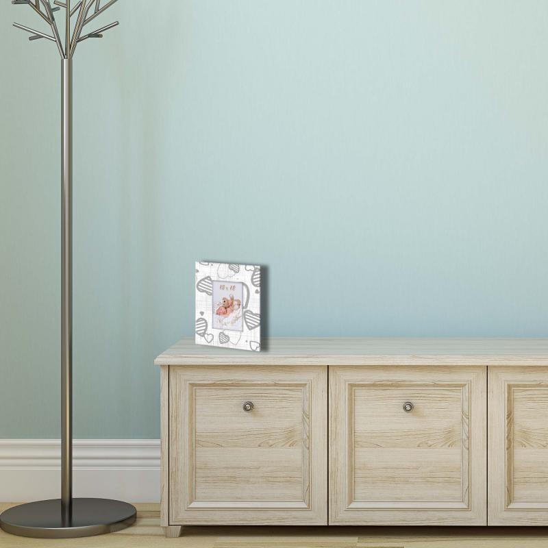 Cornice Portafoto in Legno da tavolo FRAME WHITE Heart Grey - 15x20 cm del brand Lupia, categoria: Arredo e decorazioni > Cornici e Portafoto > Cornici portafoto da tavolo.