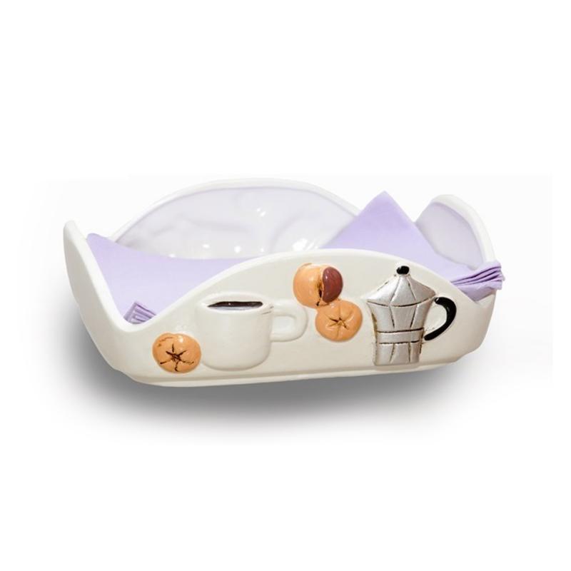 Porta tovaglioli linea sacco 20x20x8 cm del brand Giardini di Marzo, categoria: Tavola e cucina > Portabicchieri, Portatovaglioli e Portarotoli > Porta Tovaglioli.