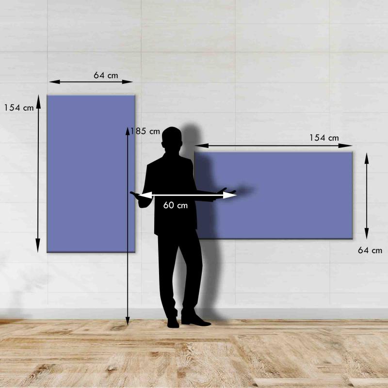 Specchio da parete MIRROR PRINCE 64x154 cm Bianco e Argento del brand Lupia, categoria: Complementi d'arredo > Specchi e specchiere > Specchi da parete.