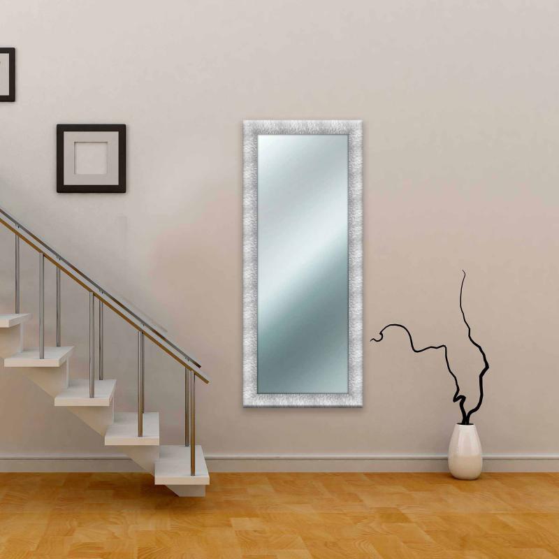Specchio da parete MIRROR PRINCE 64x154 cm Bianco e Argento del brand Lupia, categoria: Complementi d'arredo > Specchi e specchiere > Specchi da parete.