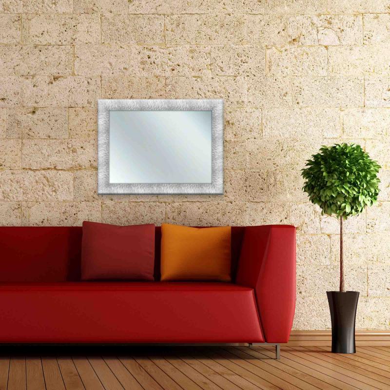 Specchio da parete MIRROR PRINCE 64X84 cm Bianco e Argento del brand Lupia, categoria: Complementi d'arredo > Specchi e specchiere > Specchi da parete.