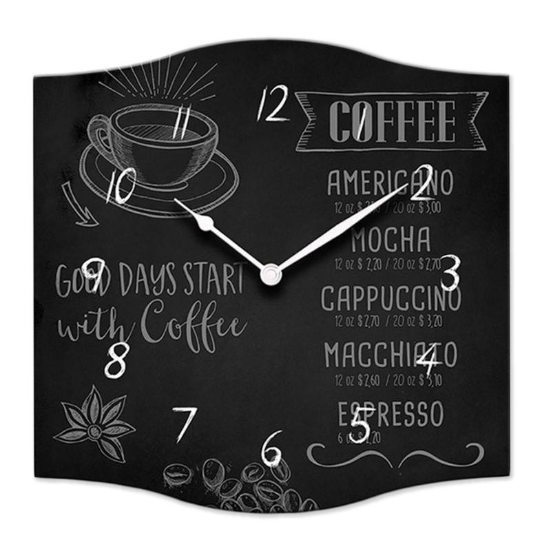 Orologio decorativo sagomato in legno NEW cm 38X38 WHITE BLACKBOARD del brand Lupia, categoria: Complementi d'arredo > Orologi > Orologi da parete, disponibile su Vorreishop.