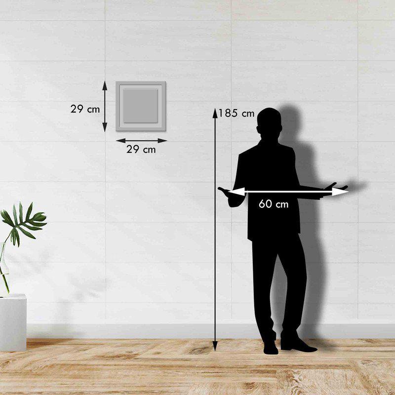 Quadro mattonella Ceramica Modern White 29x29 cm con significato del nome Veronica del brand Lupia, categoria: Idee regalo e bomboniere > Oggettistica > Quadri Ceramica Modern White con significato Nomi.
