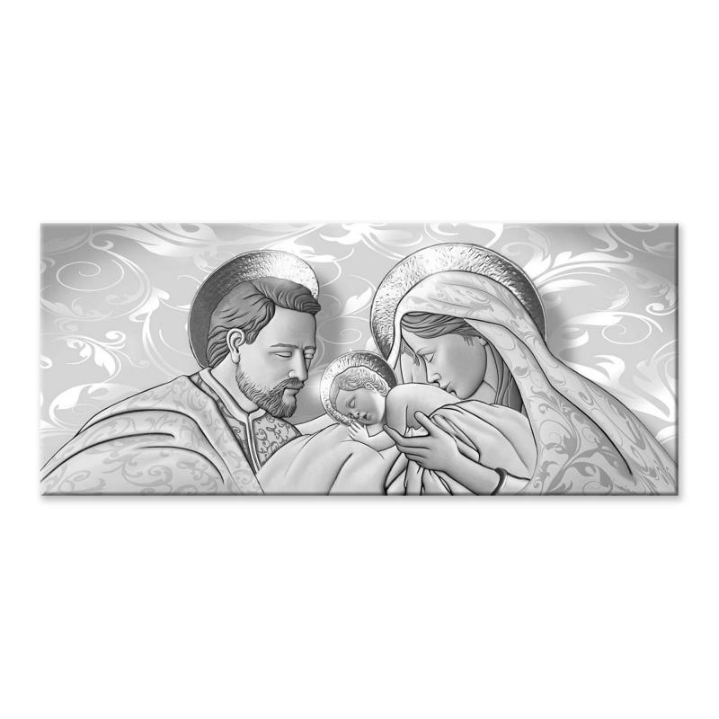 Quadro moderno Stampa su Tela tema sacra famiglia CANVAS WORLD 52x122 cm THE KISS SHABBY GREY del brand Lupia, categoria: Arredo e decorazioni > Quadri e Tele > Quadri su tela, disponibile su Vorreishop.