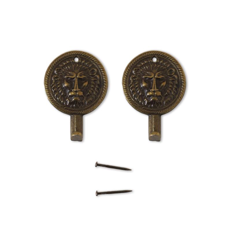 Kit 2 Ganci Per Quadro, Specchiera, Cornice, serie Bronzo LEONE 4,1x2,8 cm del brand Lupia, categoria: Bricolage e fai da te > Fai da te > Ganci Appendini, disponibile su Vorreishop.
