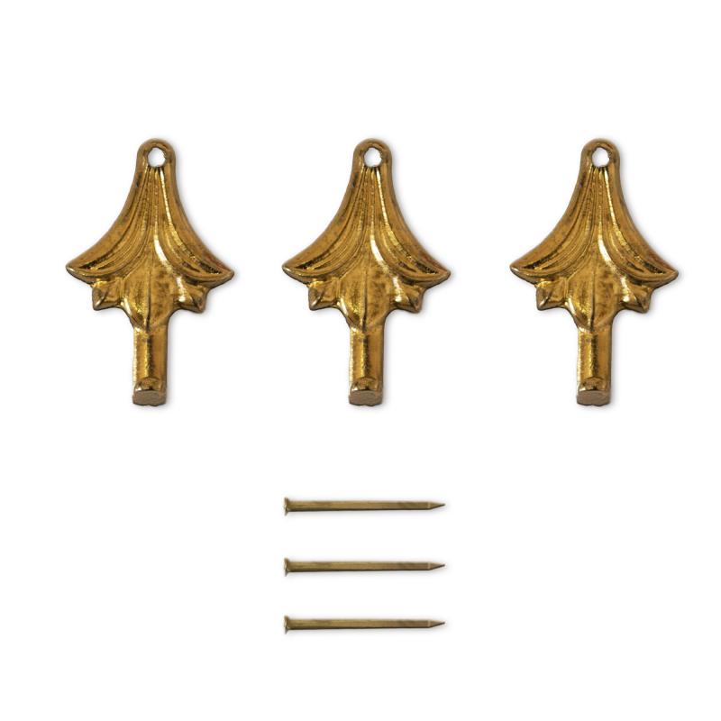 Kit 3 Ganci Per Quadro, Specchiera, Cornice, serie Oro FOGLIA 3,8x2,4 cm del brand Lupia, categoria: Bricolage e fai da te > Belle arti > Ganci per quadri e specchi, disponibile su Vorreishop.