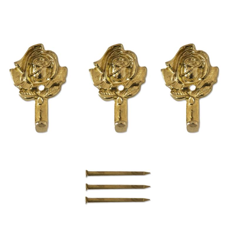 Kit 3 Ganci Per Quadro, Specchiera, Cornice, serie Oro ROSA 3,7x2,4 cm del brand Lupia, categoria: Bricolage e fai da te > Fai da te > Ganci Appendini, disponibile su Vorreishop.