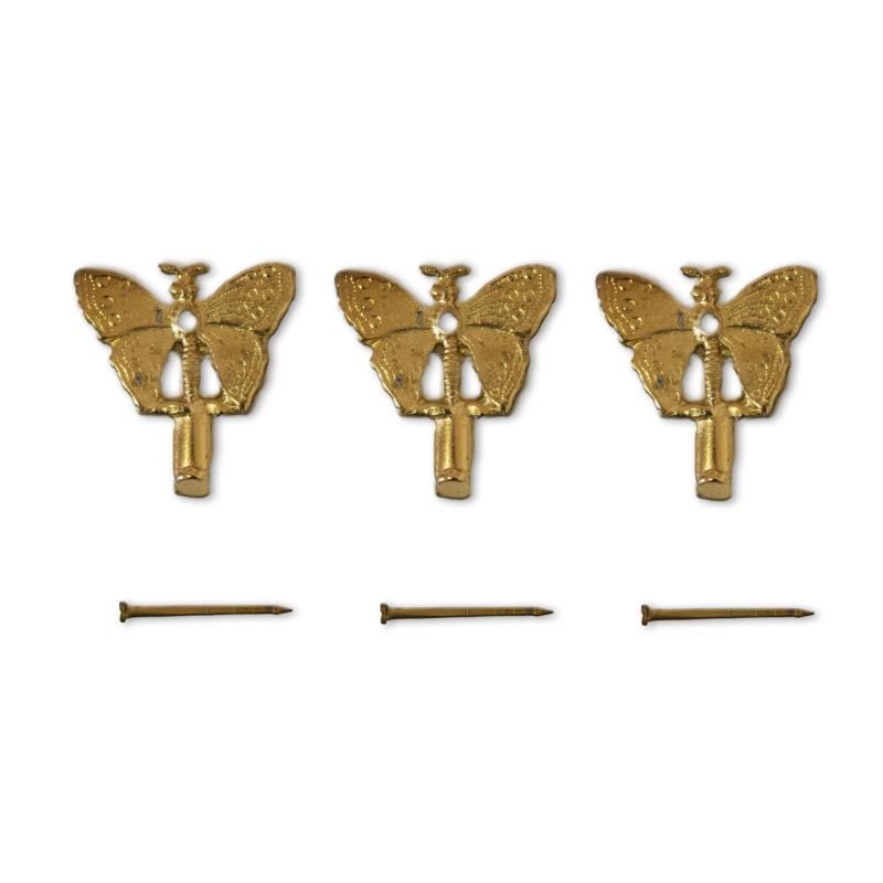 Kit 3 Ganci Per Quadro, Specchiera, Cornice, serie Oro FALENA 3,3x3,1 cm del brand Lupia, categoria: Bricolage e fai da te > Belle arti > Ganci per quadri e specchi.