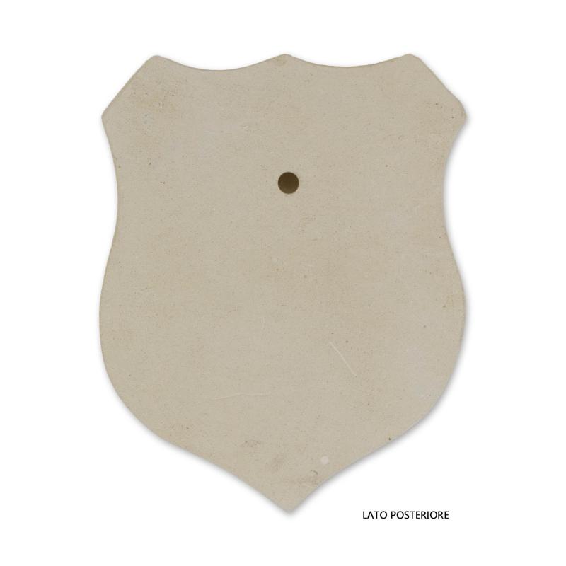 Statuetta Crest Guardia di Finanza Scudetto in Pietra Leccese 18,5x21 cm del brand Maestro d'arte De Iaco Alfredo, categoria: Artigianato salentino > Pietra leccese e carparo > Sculture.