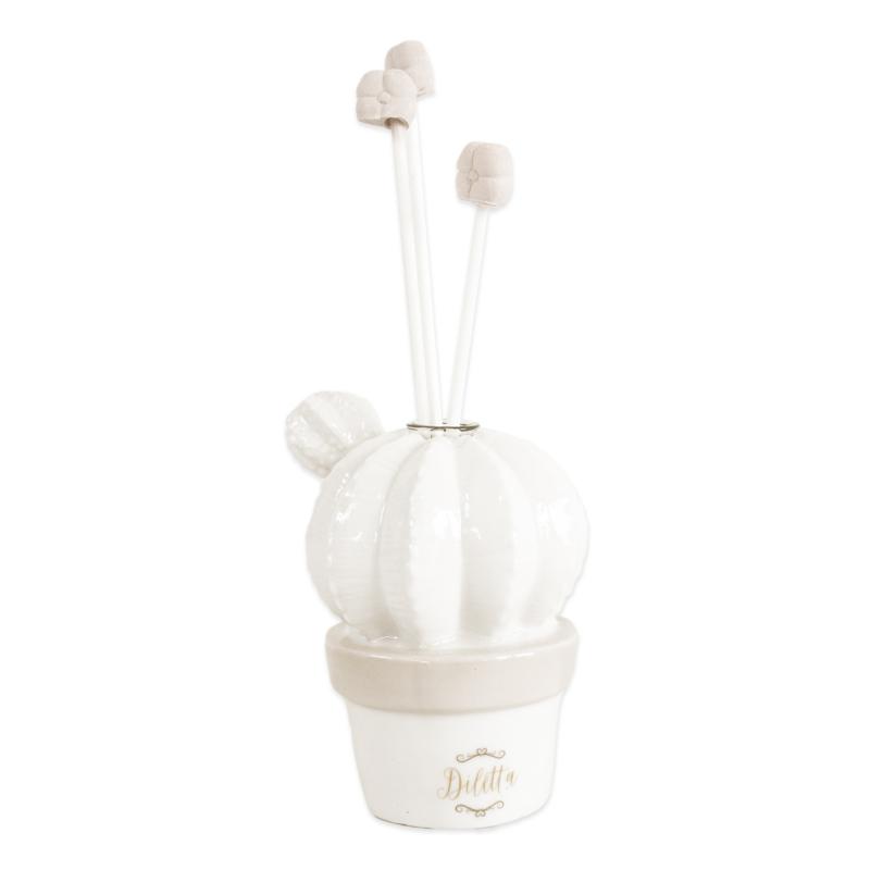 Diffusore Profumatore per Ambiente CACTUS Piccolo in Ceramica Altezza 10,5 cm del brand Giardini di Marzo, categoria: Idee regalo e bomboniere > Oggettistica > Statuette Ceramica, disponibile su Vorreishop.