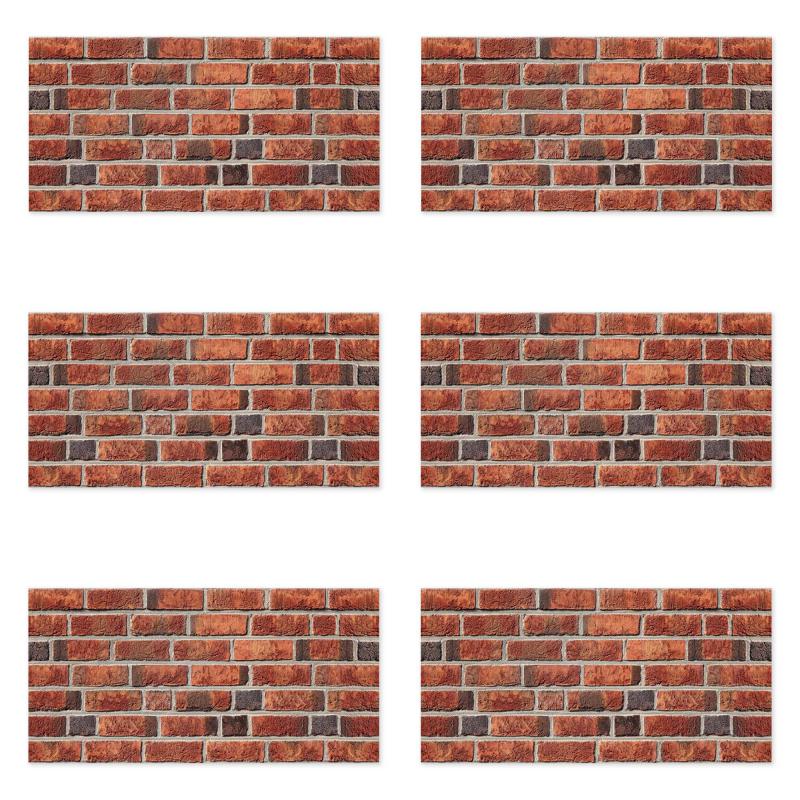 Set 6 pezzi Pannelli di Rivestimento parete e altre superfici Decorazione Modulare 50x100 cm MURO ROSSO       del brand Lupia, categoria: Arredo e decorazioni > Decorazioni da parete > Pannelli di rivestimento, disponibile su Vorreishop.