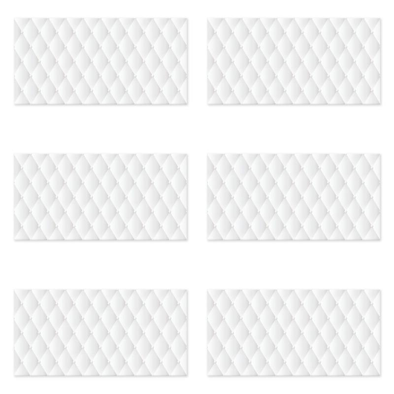 Set 6 pezzi Pannelli di Rivestimento parete e altre superfici Decorazione Modulare 50x100 cm CAPITONNE' WHITE del brand Lupia, categoria: Arredo e decorazioni > Decorazioni da parete > Pannelli di rivestimento, disponibile su Vorreishop.