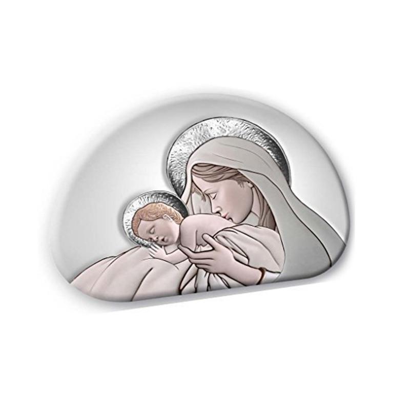 Bomboniera quadretto collezione sacra MEMORY LIGHT MATERNITY CERAMIC GREY 8x12 cm del brand Lupia, categoria: Idee regalo e bomboniere > Bomboniere > Bomboniere Quadretti, disponibile su Vorreishop.