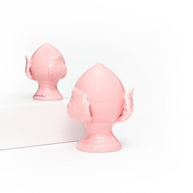 PUMO colorato ROSA Salentino Chiuso NEW decorazione in ceramica tipica pugliese - Piccolo H 9 cm del brand Lupia, categoria: Artigianato salentino > Ceramica Salentina > Pumo Salentino, disponibile su Vorreishop.