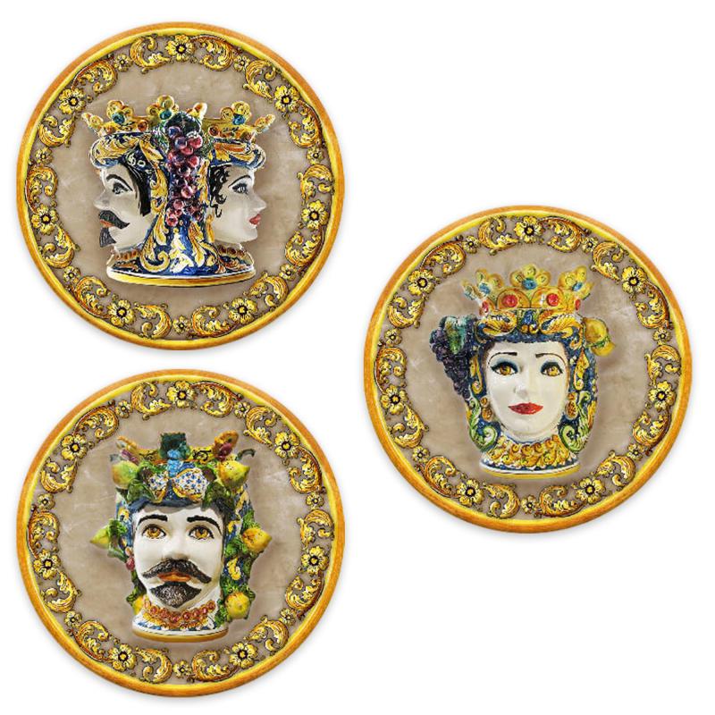 SOTTOTUTTO Rotondo Collezione MORI Set assortito Sottobicchiere, Sottopiatto o Sottopentola, segnaposto, bomboniera in legno decorato con stampa - 108 pz  Ã˜ 10 cm sotto bicchieri del brand Lupia, categoria: Idee regalo e bomboniere > Bomboniere > Bomboniere Segnaposto, disponibile su Vorreishop.