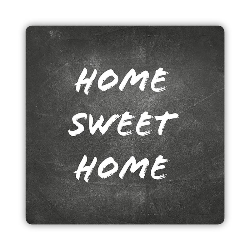 Sottotutto decorato in Legno QUADRATO Sotto bicchiere, piatto, pentola HOME SWEET HOME Blackboard - 10x10 cm Set 3 pz del brand Lupia, categoria: Idee regalo e bomboniere > Bomboniere > Bomboniere Segnaposto, disponibile su Vorreishop.