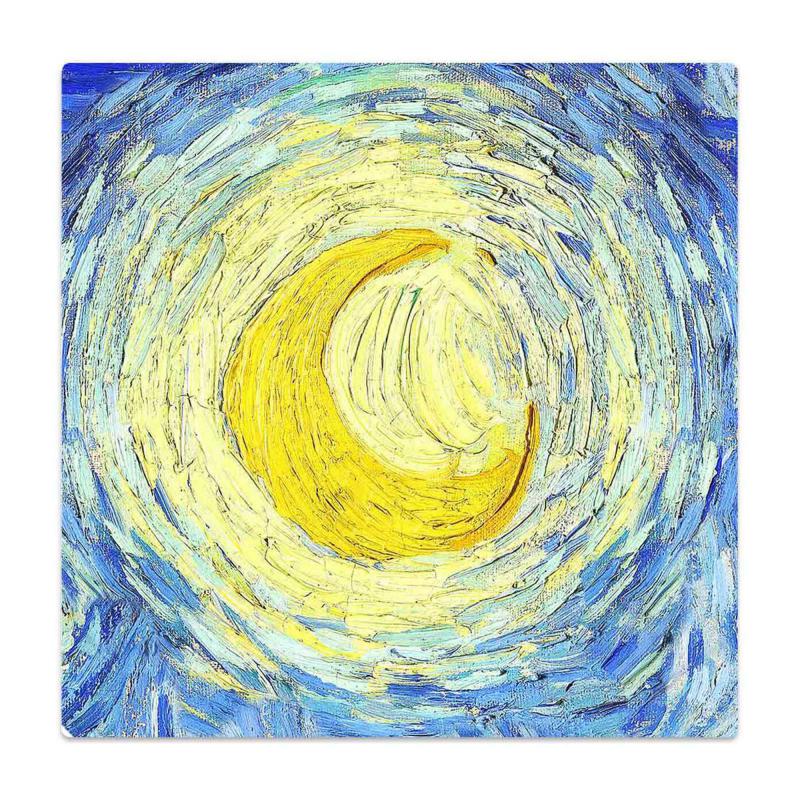 Sottotutto decorato in Legno QUADRATO Sotto bicchiere, piatto, pentola NOTTE STELLATA - 10x10 cm Set 3 pz del brand Lupia, categoria: Idee regalo e bomboniere > Bomboniere > Bomboniere Segnaposto, disponibile su Vorreishop.