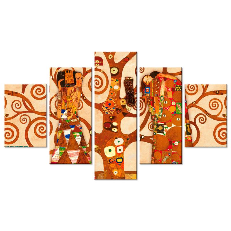 Quadro Moderno 5 pezzi in legno VOGUE 66X115 cm L'ALBERO DELLA VITA del brand Lupia, categoria: Arredo e decorazioni > Quadri e Tele > Quadri a pannelli, disponibile su Vorreishop.