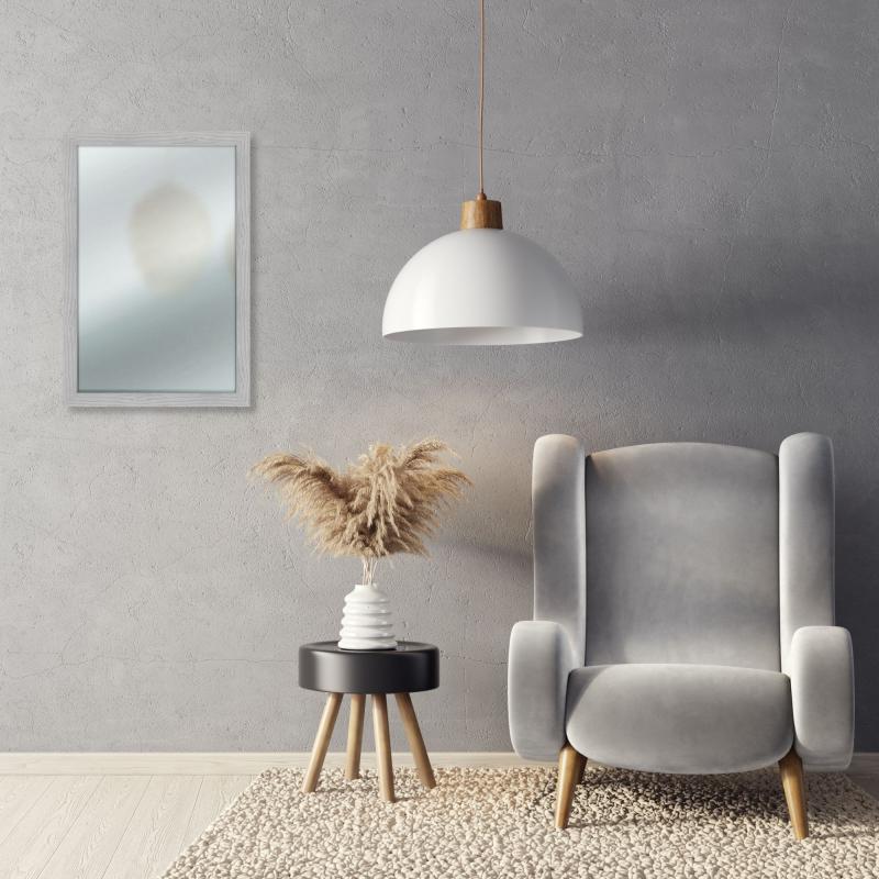 Specchio da parete MIRROR SHABBY CHIC 40x65 cm colore Grigio del brand Lupia, categoria: Complementi d'arredo > Specchi e specchiere > Specchi da parete.