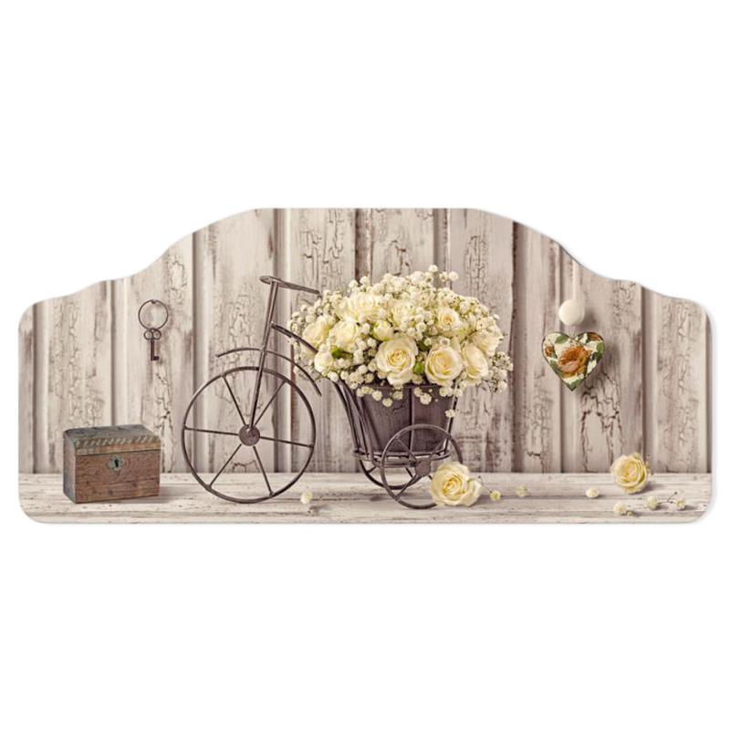 Quadro moderno Capezzale tema Natura 42x92 cm YELLOW ROSES su tavola lavorata del brand Lupia, categoria: Arredo e decorazioni > Decorazioni da parete > Capezzali, disponibile su Vorreishop.