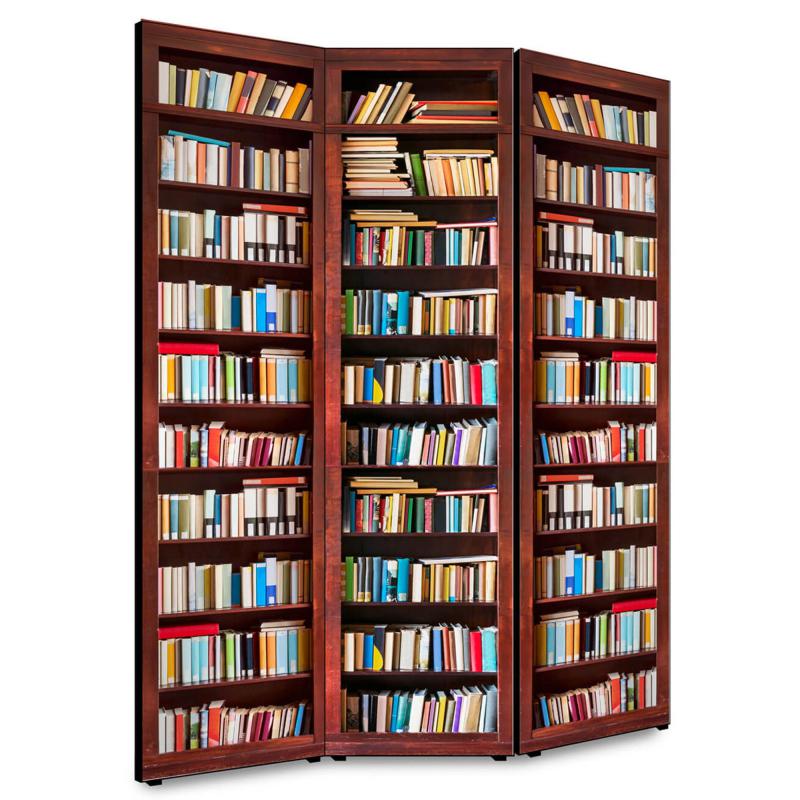 Separe' per interni, Divisorio 135,6 x H 176 x P 3,1 cm LIBRERIA paravento 3 Ante in legno con Tele stampate fronte retro Soggetto unico del brand Lupia, categoria: Complementi d'arredo > Paraventi e separÃ¨ > Paraventi decorativi bifacciali, disponibile su Vorreishop.