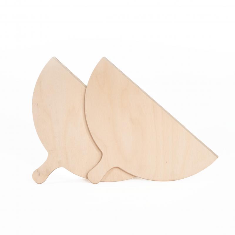 Set 2 Pezzi PALETTE PRENDI PIZZA 20x30 cm in legno tagliere con manico Paletta Doppia compatibile con fornetto elettrico da cucina del brand Lupia, categoria: Tavola e cucina > Spianatoie, Taglieri e Vassoi > Spianatoie e Mattarelli, disponibile su Vorreishop.