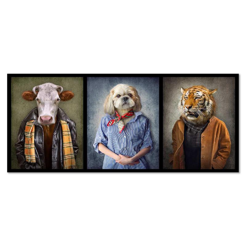 Quadro moderno Stampa su Tela CANVAS WORLD 52x122 cm SURREAL ANIMALS del brand Lupia, categoria: Arredo e decorazioni > Quadri e Tele > Quadri su tela, disponibile su Vorreishop.