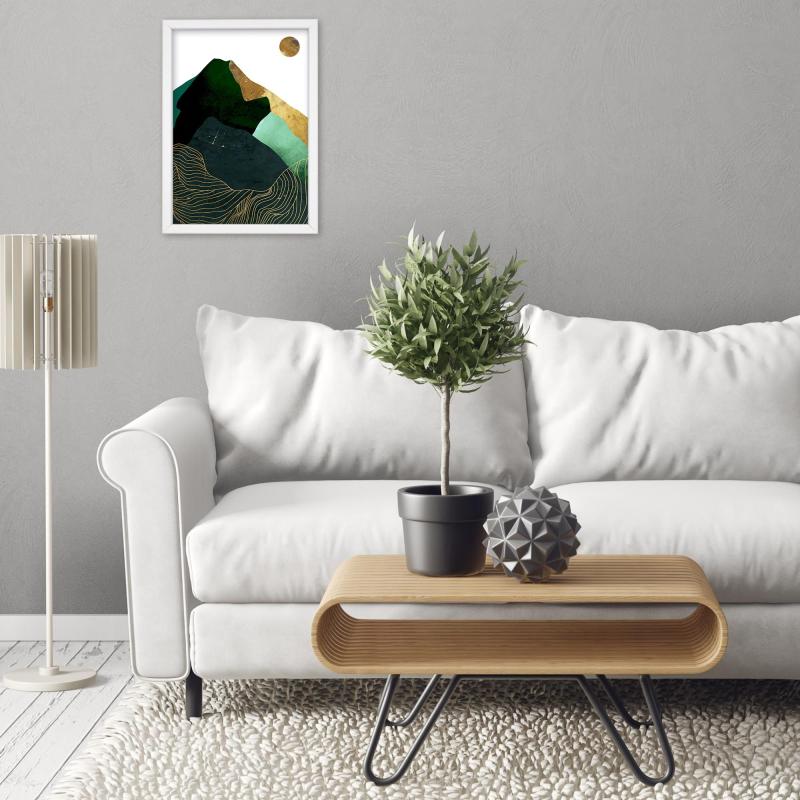 Cornice portafoto in legno da parete OPTICAL, per foto, stampe artistiche, poster, quadri moderni - 40x50 cm Bianco del brand Lupia, categoria: Arredo e decorazioni > Cornici e Portafoto > Cornici portafoto da parete.