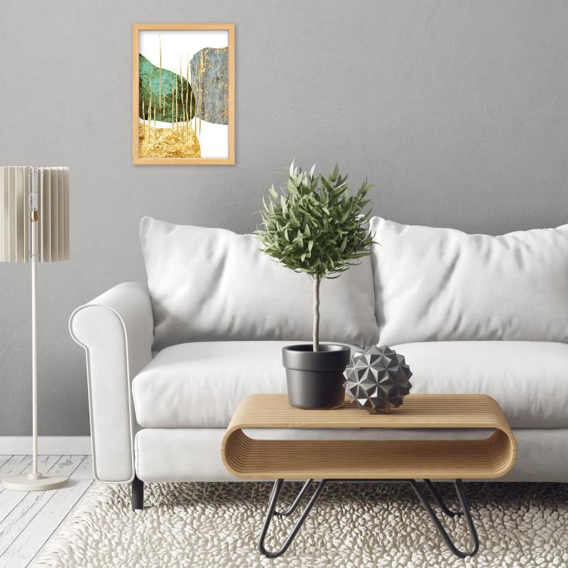 Cornice portafoto in legno da parete OPTICAL, per foto, stampe artistiche, poster, quadri moderni - 18x24 cm Legno naturale del brand Lupia, categoria: Arredo e decorazioni > Cornici e Portafoto > Cornici portafoto da parete.