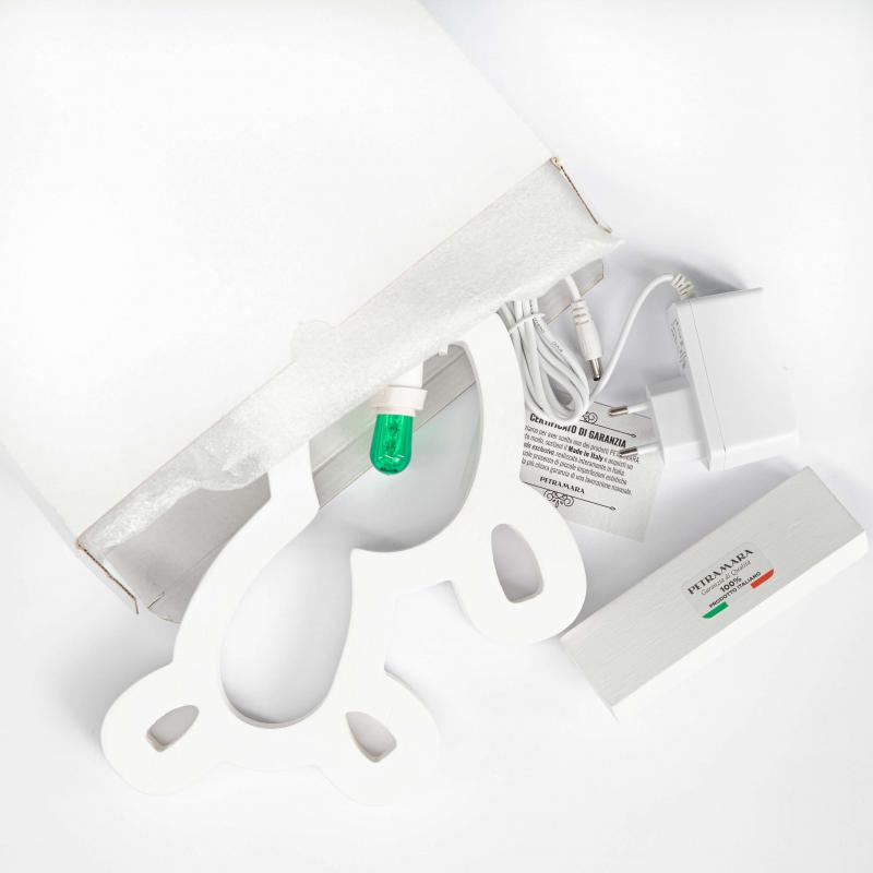 Lampada da tavolo in legno FICO O CACTUS 21x21 cm LUMINARIA d'arredo pugliese - Lampadina Bianco Freddo del brand Lupia, categoria: Artigianato salentino > Luminarie Salentine > Luminaria.