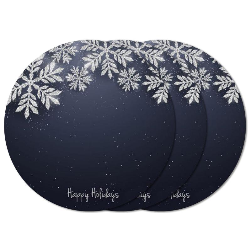 Sottotutto decorato Blu in Legno Rotondo Sotto bicchiere, piatto, pentola Natale CHRISTMAS D Happy Holidays - 10 cm Set 3 pz del brand Lupia, categoria: Tavola e cucina > Accessori per la Tavola > Sottopentole, Sottopiatti e Sottobicchieri, disponibile su Vorreishop.