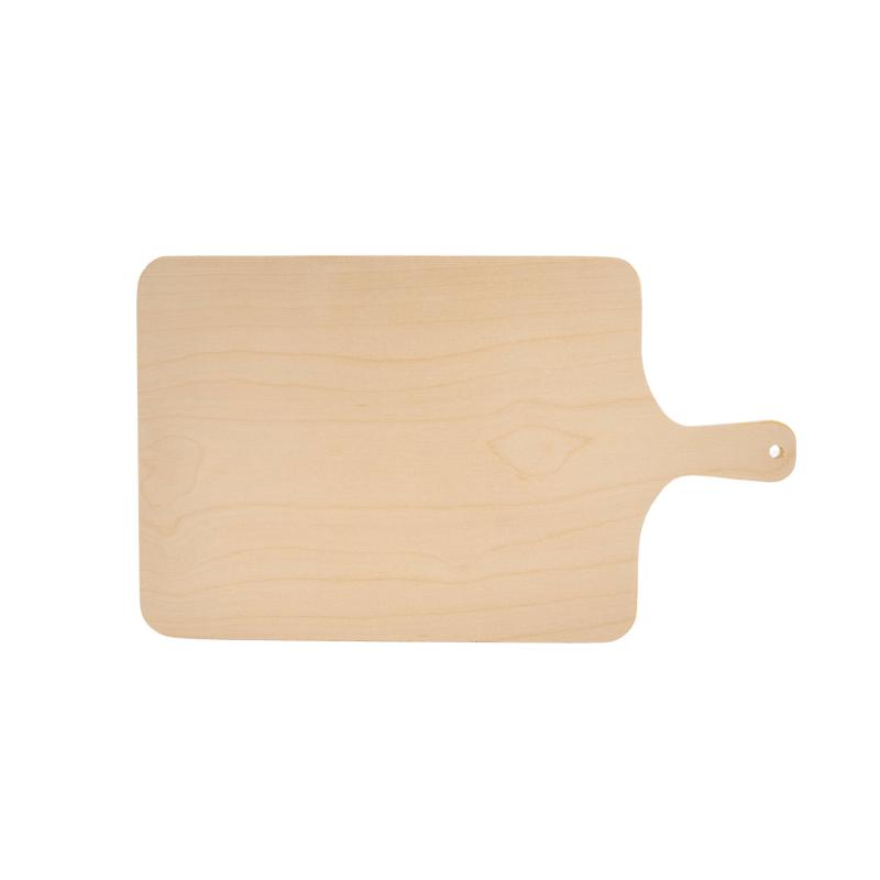 Tagliere da cucina in legno Classico con manico 23,5x40 cm, Vassoio Aperitivo rettangolare legno di betulla del brand Lupia, categoria: Tavola e cucina > Spianatoie, Taglieri e Vassoi > Taglieri.