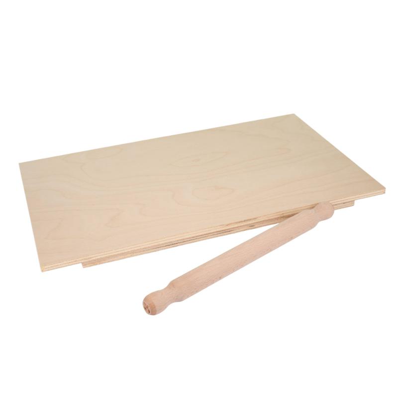Set Spianatoia con Mattarello, asse in Legno di Betulla 30x48,5 cm e Mattarello 30,5 cm Ã˜ 2,5 cm per impastare, stendi pasta del brand Lupia, categoria: Tavola e cucina > Spianatoie, Taglieri e Vassoi > Spianatoie e Mattarelli, disponibile su Vorreishop.