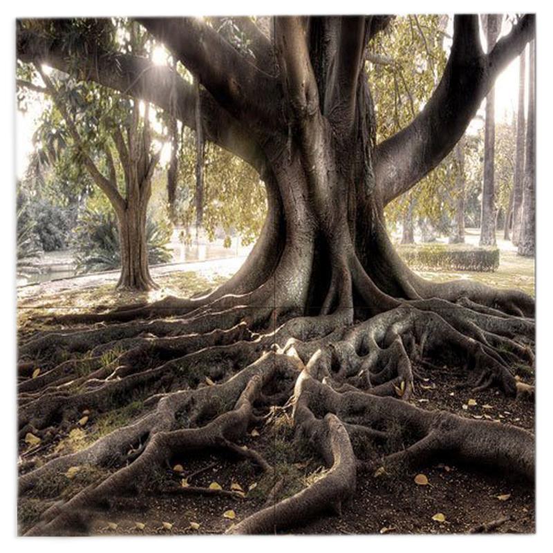 Quadro moderno grande su tela WALL 160x160 cm PAESAGGI BAOBAB, set 4 pz tele 80x80 cm per soggiorno camera da letto del brand Lupia, categoria: Arredo e decorazioni > Quadri e Tele > Grandi Quadri, disponibile su Vorreishop.