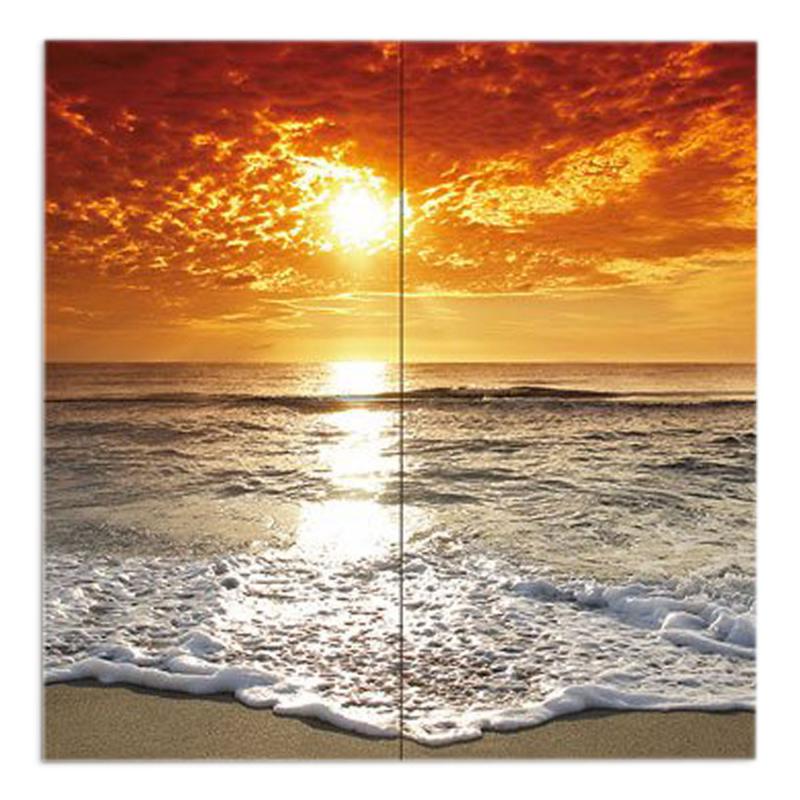 Quadro moderno grande su tela WALL 2x2 m PAESAGGI L'IMMENSO tramonto, set 4 pz tele 1x1 m per soggiorno camera da letto del brand Lupia, categoria: Arredo e decorazioni > Quadri e Tele > Grandi Quadri, disponibile su Vorreishop.