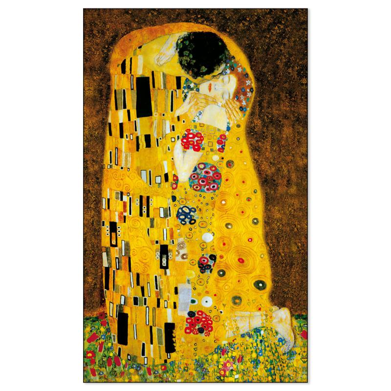 Quadro su tela il meglio dell arte 45X75 cm IL BACIO DI KLIMT del brand Lupia, categoria: Arredo e decorazioni > Quadri e Tele > Riproduzioni quadri famosi, disponibile su Vorreishop.