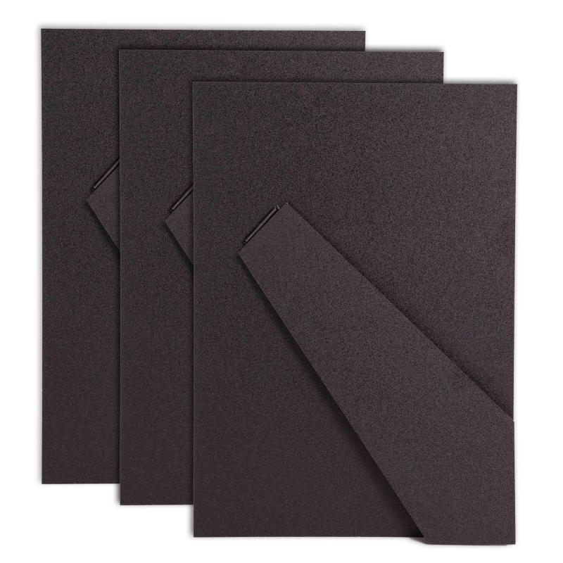 Set 3 pezzi SCHIENALE UNIVERSALE portafoto quadretti da tavola con cerniera scorrevole in fibra di Legno laccato Nero - 10x15 cm del brand Lupia, categoria: Arredo e decorazioni > Cornici e Portafoto > Cornici portafoto da tavolo, disponibile su Vorreishop.