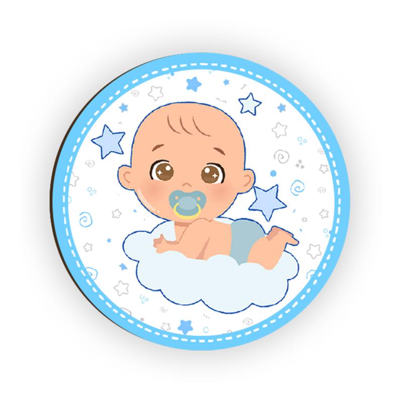 Calamita, MAGNETI in Legno Set da 24 PEZZI D.4,5 cm NEONATO, segnaposto ricordino regalo, bomboniera confettata, pensierino Battesimo o evento del brand Lupia, categoria: Idee regalo e bomboniere > Oggettistica > Magneti, disponibile su Vorreishop.