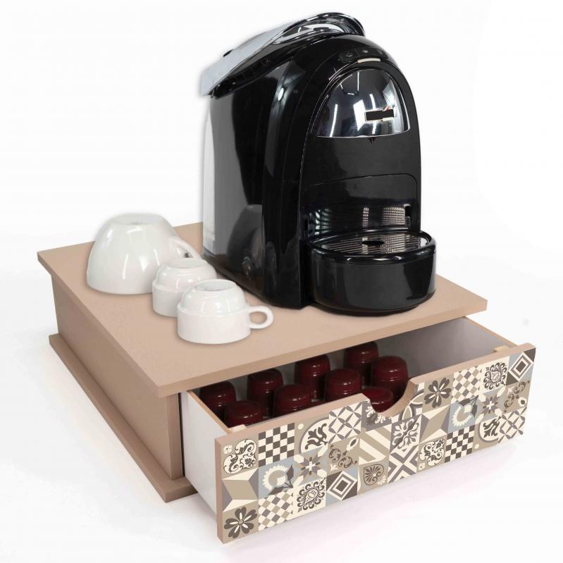 Contenitore Porta Capsule e Cialde caffÃ¨ Cassetto ORGANIZER Vintage TILES VINTAGE 33x33 cm in legno del brand Lupia, categoria: Tavola e cucina > Portapane, Contenitori e Organizer > Organizer, disponibile su Vorreishop.