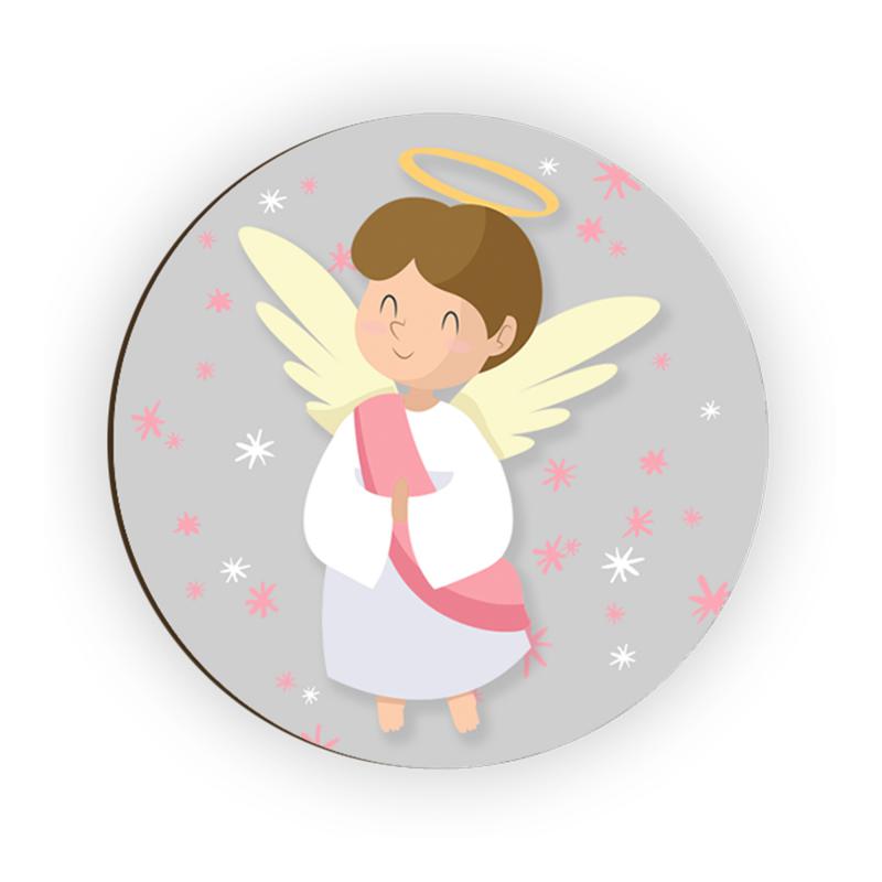 Calamita, MAGNETI in Legno Set da 24 PEZZI D.4,5 cm ANGEL GIRL con decorazione stampata del brand Lupia, categoria: Idee regalo e bomboniere > Bomboniere > Bomboniere Segnaposto, disponibile su Vorreishop.